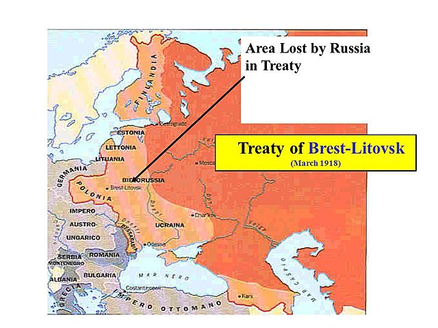 Treaty of Brest-Litovsk, Russia Leaves War
