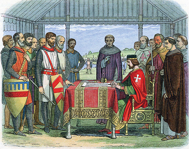 The Magna Carta is signed