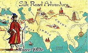 Marco Polo leaves on his famous journey to explore Asia