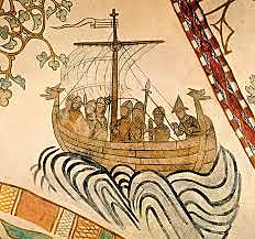 Viking begin to invade northern Europe