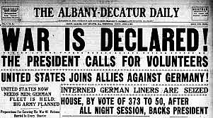 U.S. entry into WWI (1917)