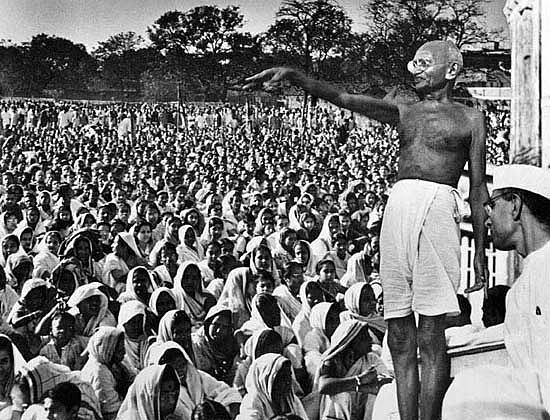 Gandhi Introduces Non- Violent protest