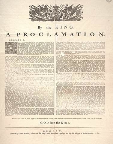 Proclamation of 1763