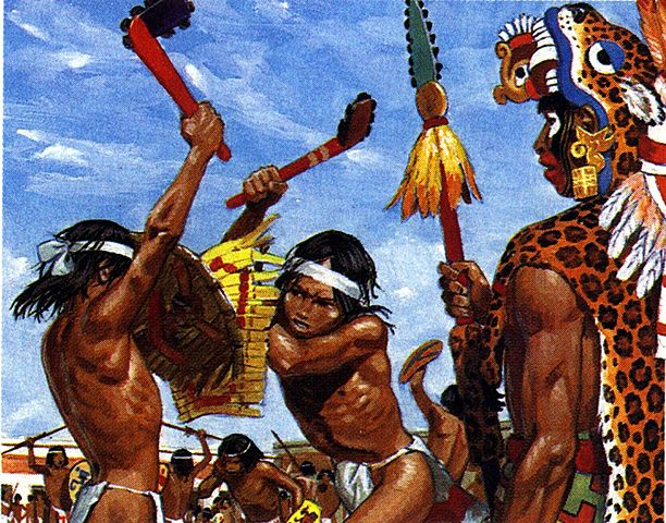 LOS XOCHIMILCAS VENCIDOS POR LOS MEXICAS.