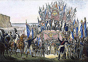 Napoleón interviene en España con la Grande Armée.