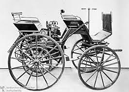 WILHELM AND MAYBACH AND THE FIRST FOUR WHEELED