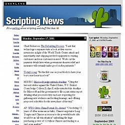 Dave Winer funda Scripting News