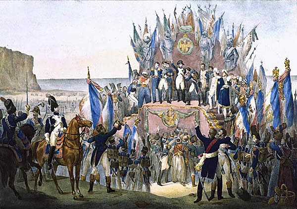 Napoleón interviene en España con la grande armee