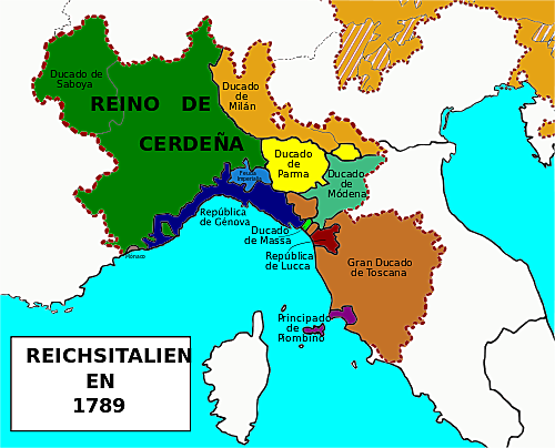 Incorporación de los ducados de Lucca, Toscana, Parma y Modena