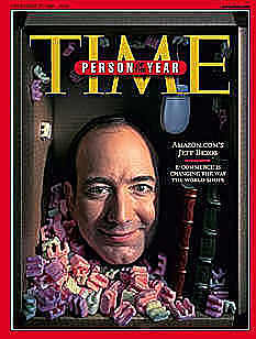 Jeff Bezos portada de la revista Time
