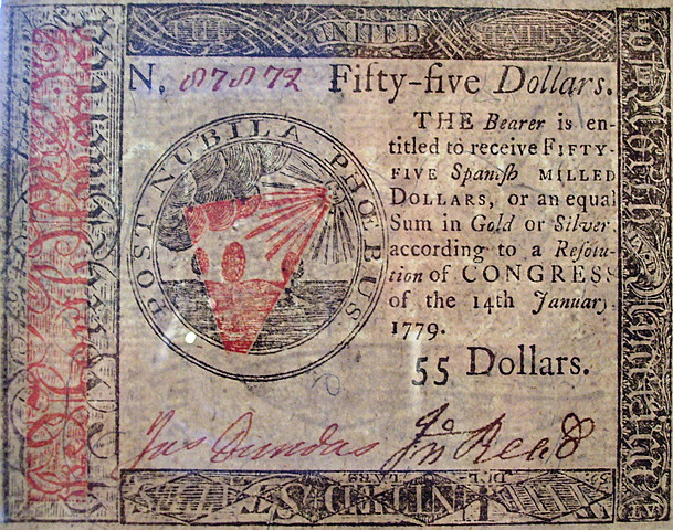 Massachusetts used the 1st paper money
