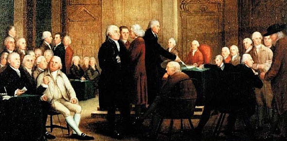 The House of burgesses is formed