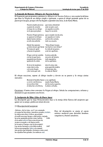 Mester de clerecía en el siglo XIII.