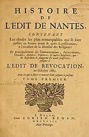 Signature de l'Édit de Nante