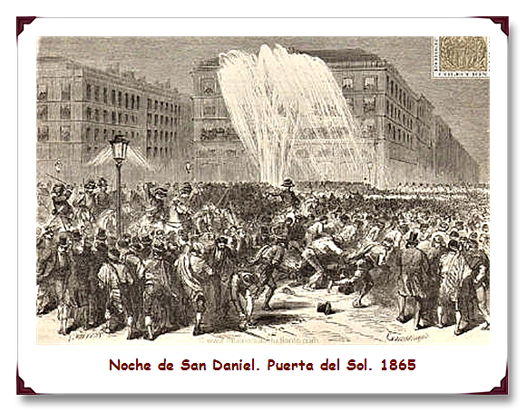 Protesta estudiantil en la Noche de San Daniel