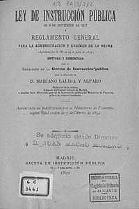 Ley de Instrucción Pública