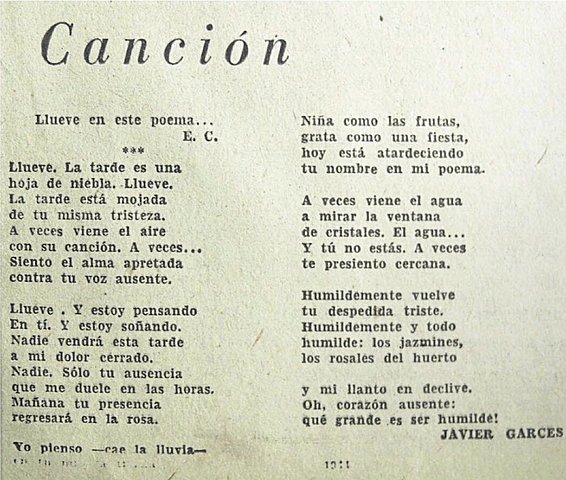 Canción.