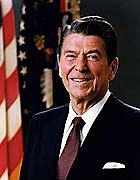 Ronald Reagan wins the election for President