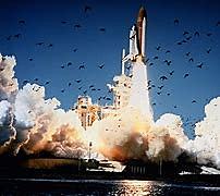 Challenger Space Shuttle Explodes during Takeoff