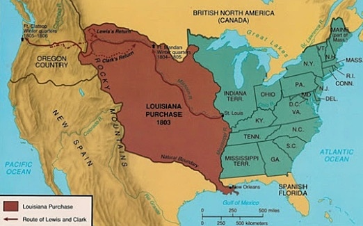 The Louisiana purchase.