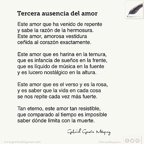 Tercera ausencia del amor