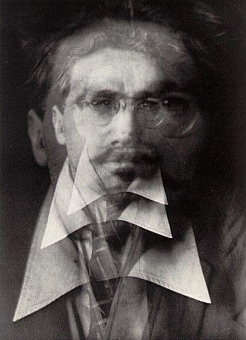 VORTOGRAPH OF EZRA POUND-Alvin Langdon Coburn
