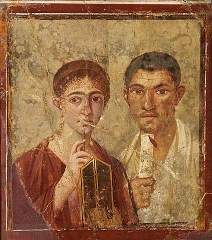 Terentius Neo y su esposa.