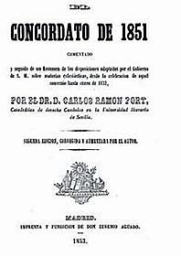 Concordato con la Santa Sede.