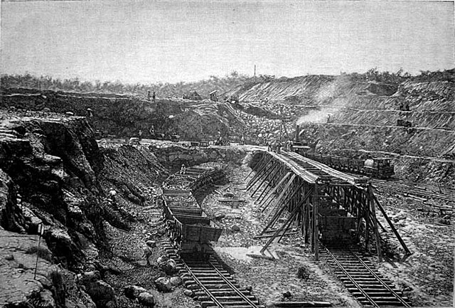 Construcción del ferrocarril de panamá