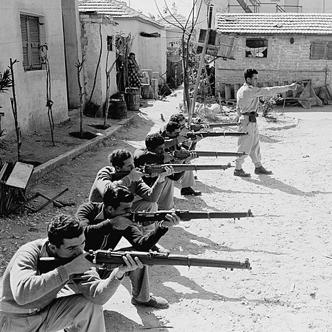 1940-1943 LHI ( Freedom Fighters of Israel) campaign in Palestine