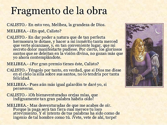 La Celestina. Siglo XV.