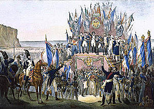 Napoleón interviene en España con la Grande Armée.