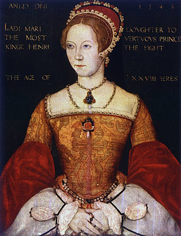 Sale al trono Maria Tudor