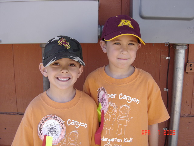 First day of kindergarten.