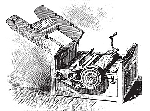 Elit Whitney Patents the Cotton Gin