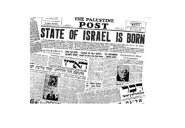 15 May 1948 Proclamation of the state of Israel / Armies of Iraq, Syria, Lebanon, Transjordan and Egypt enter Palestine (Said, 2001)