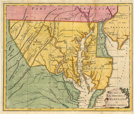 Province of Maryland Founded