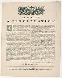 Royal Proclamation
