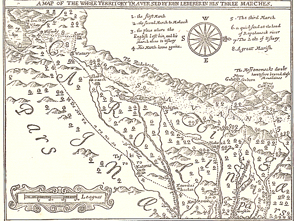 Expedition from the York River to the Appalachian Mountains