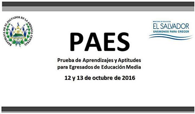 And the application of the aptitude test (PAES)
