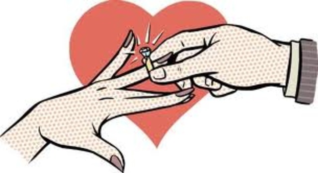 My parnents got married