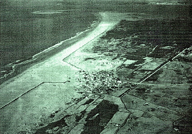 Construção da duna artificial