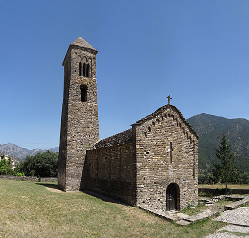 Iglesia de Sant Climent de Coll de Nargó. (Lérida, Cataluña).-Arquitectura románico-lombarda,