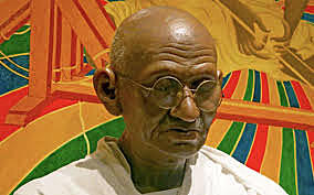 Mahatma Gandhi.