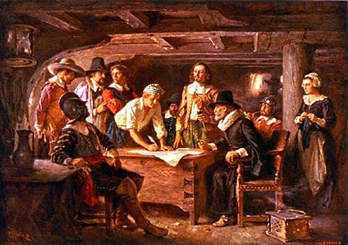The Settlers in New England