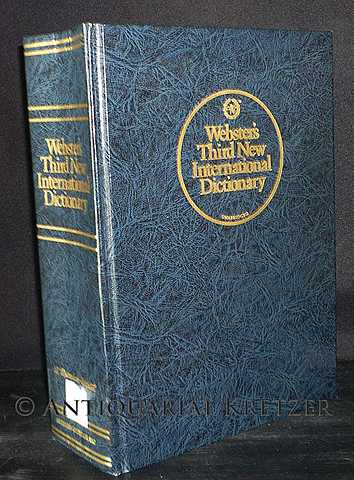 Webster 3rd New International Dictionary