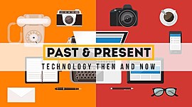 Timeline: Technology then and now