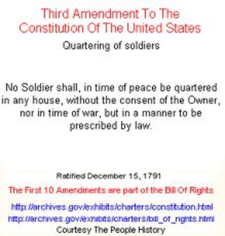 3rd Amendment