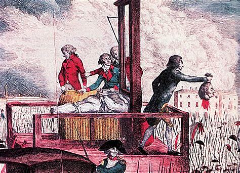 DECAPITACIÓN REY DE FRANCIA Y DE MARIA ANTONIETTA