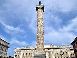 Construcción columna de Marco Aurelio